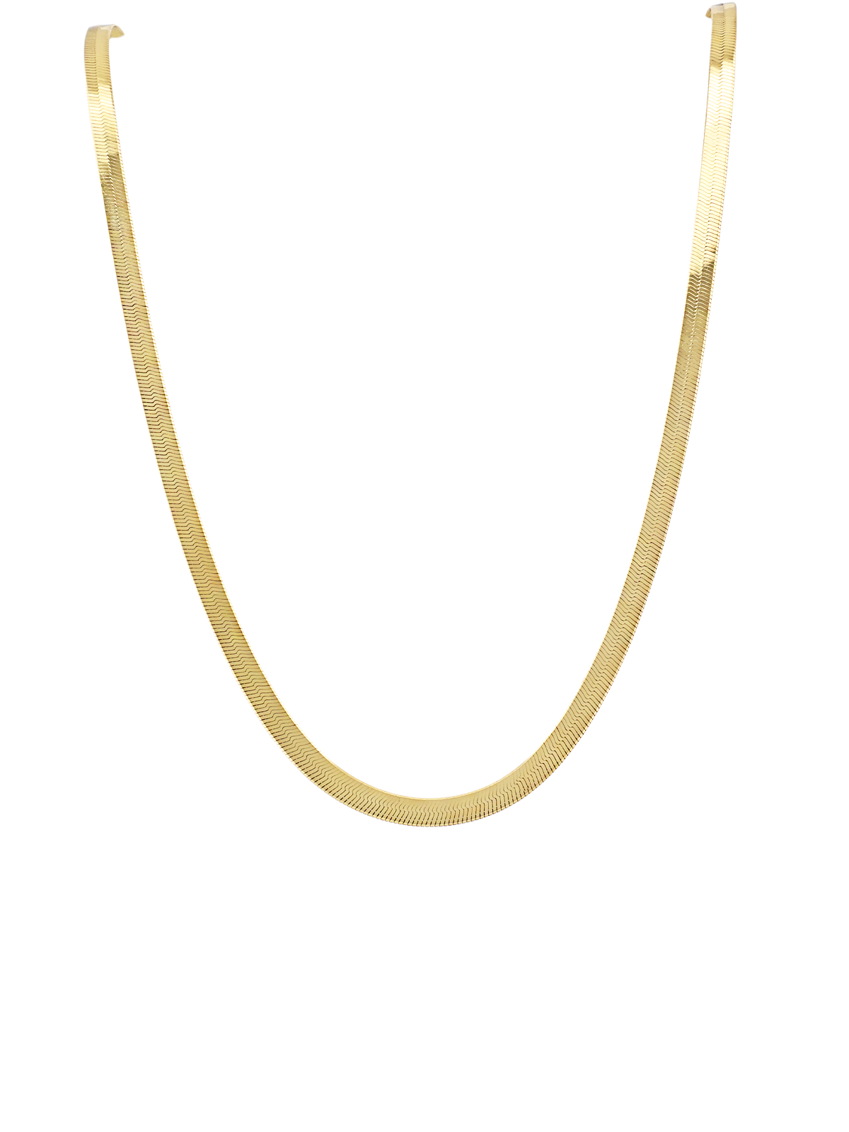 Yassı Yılan Zincir Kolye