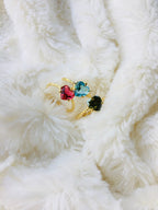 Zirkon Taş Gold Yüzük