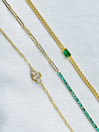 Yeşil Baget Gurmet Zincir Bileklik