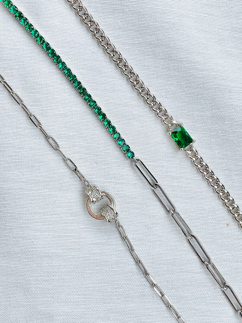 Yeşil Baget Gurmet Zincir Bileklik