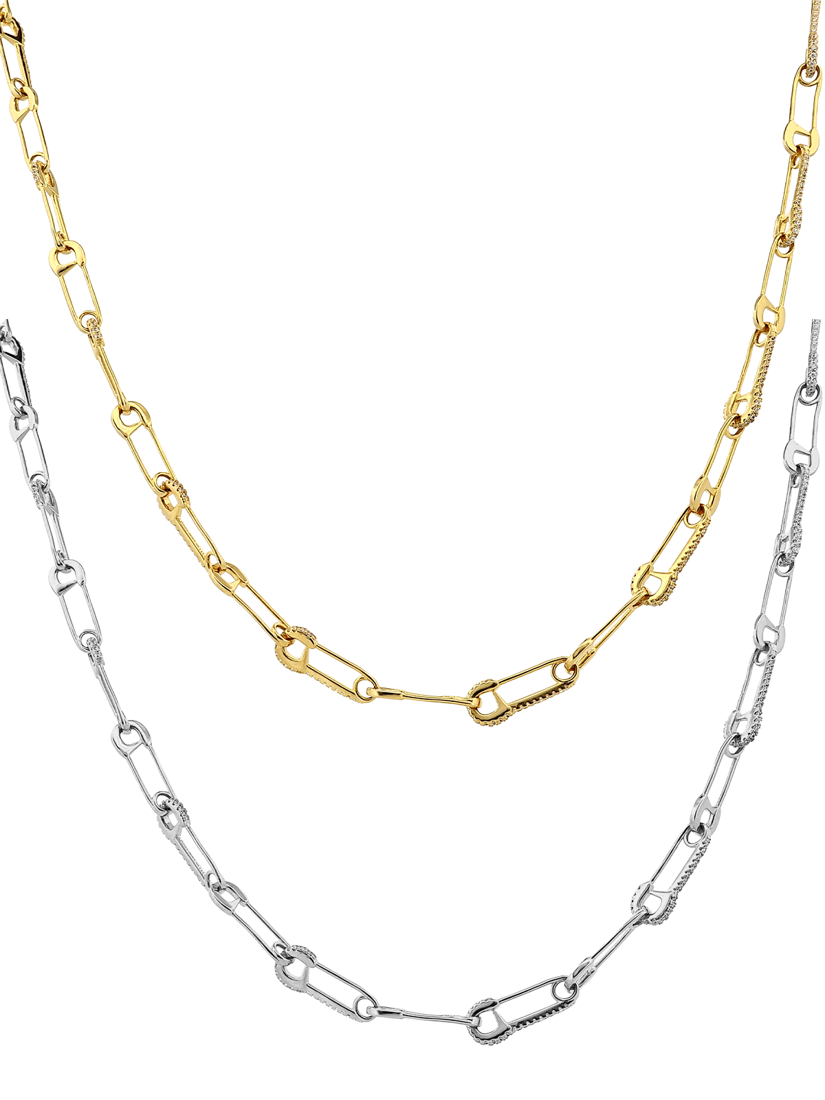 Çengel İğne Zincir Kolye