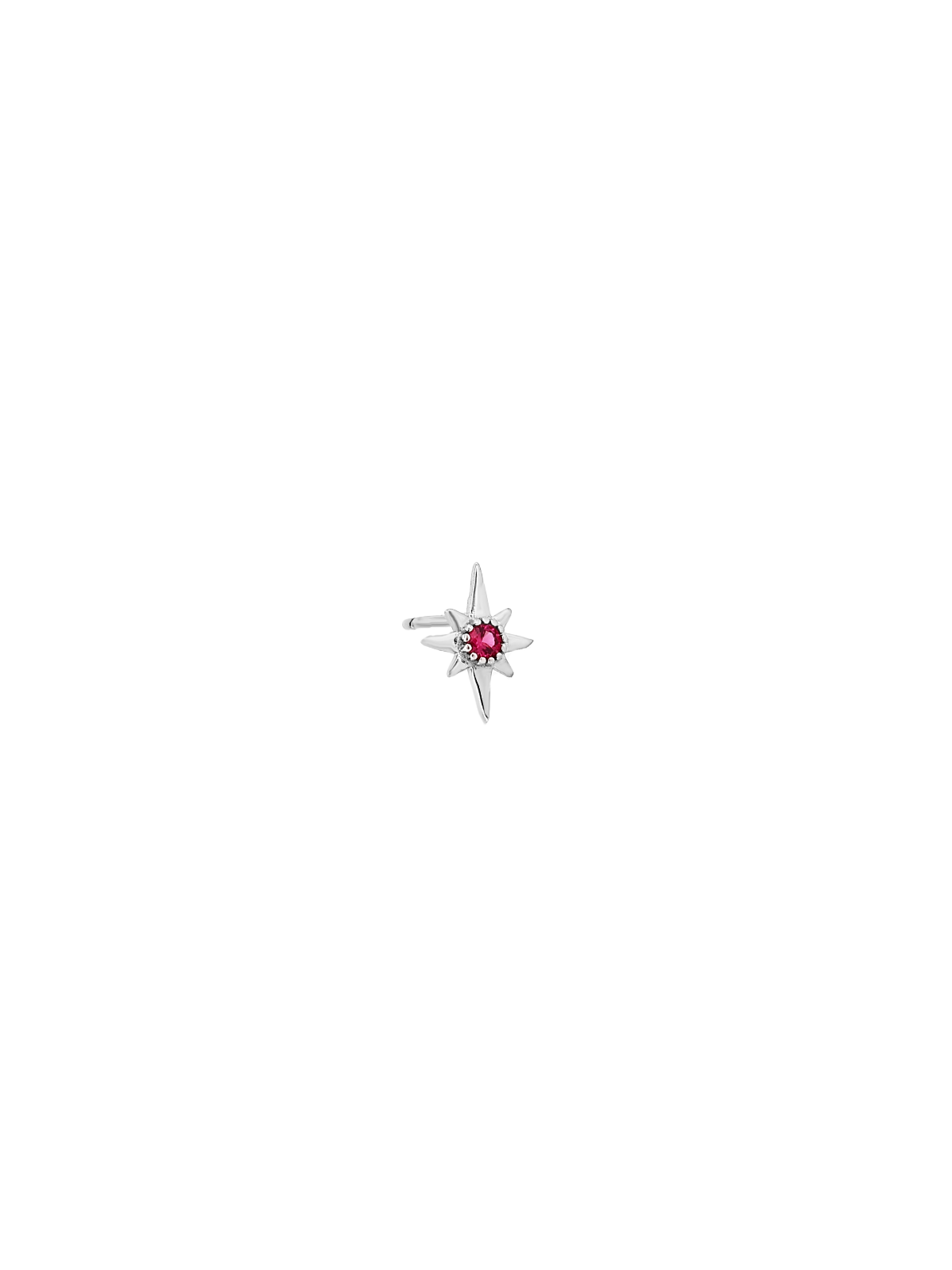 Pembe Kutup Yıldızı Tek Küpe