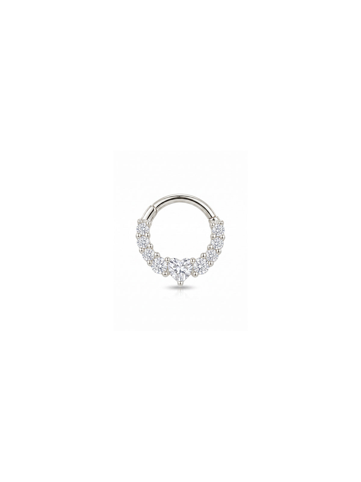 Aura Heart Halo Daith Halka Piercing