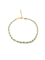 Renkli İp Top Zincir Örgü Halhal