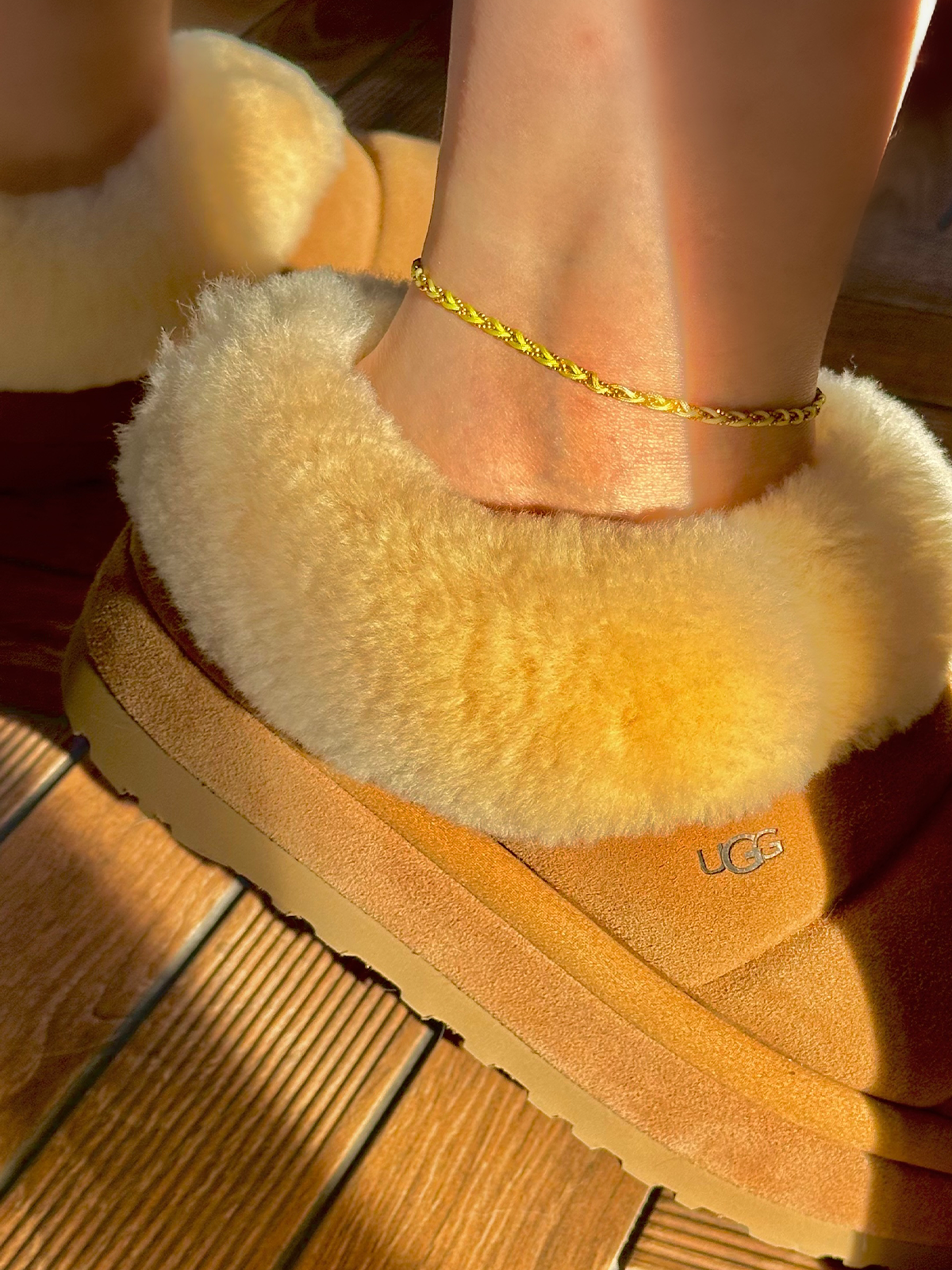 Renkli İp Top Zincir Örgü Halhal