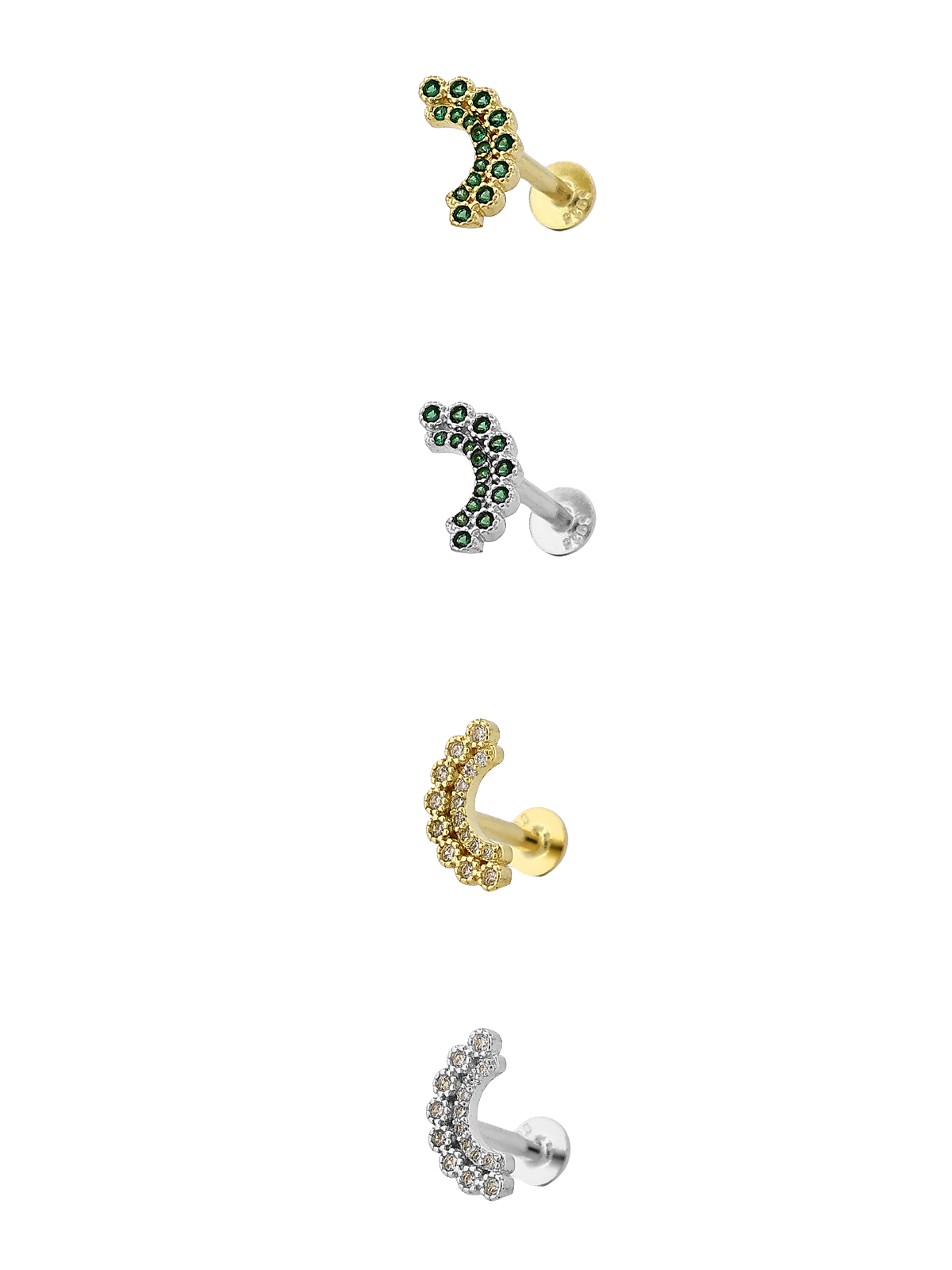 Vintage İki Sıra Yay Piercing